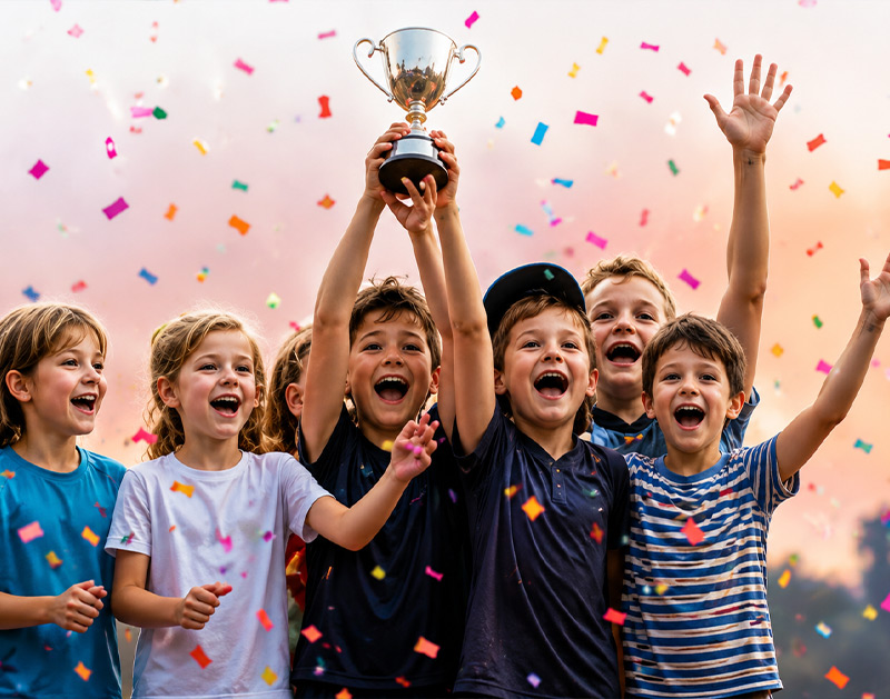 Celebración de un torneo infantil